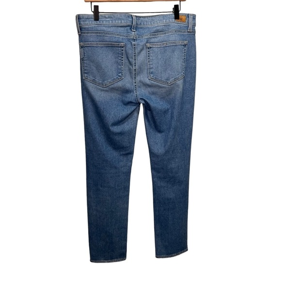 Paige Skyline Ankle Peg Distressed Skinny Jeans Size 32 - Picture 3 of 14